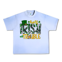 Grape Ice Half Irish All Trouble Urban Heavy Tee - CowhideDigitalArt
