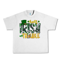 Lunar Rock Half Irish All Trouble Urban Heavy Tee - CowhideDigitalArt