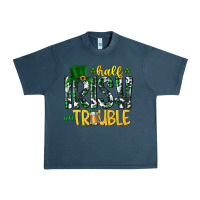 Midnight Navy Half Irish All Trouble Urban Heavy Tee - CowhideDigitalArt