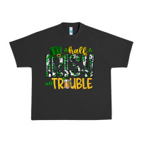 Pigment Black Half Irish All Trouble Urban Heavy Tee - CowhideDigitalArt