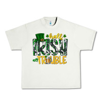 Pistachio Half Irish All Trouble Urban Heavy Tee - CowhideDigitalArt