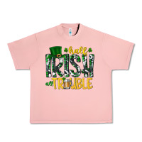 Salmon Half Irish All Trouble Urban Heavy Tee - CowhideDigitalArt