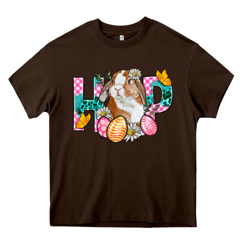Hop Bunny Easter Heavy Core Tee by BundleAndBundleShop | Teevron