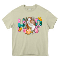 Mossy Hop Bunny Easter Heavy Core Tee - BundleAndBundleShop