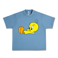 Pebble Blue tweety bird Urban Heavy Tee - DesigneFamous