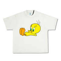 Pistachio tweety bird Urban Heavy Tee - DesigneFamous