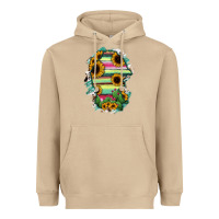 Mushroom Coahuila State Of Mexico Map Heavyweight Hoodie - RanaPortraitStore