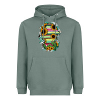 Sage Coahuila State Of Mexico Map Heavyweight Hoodie - RanaPortraitStore