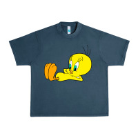 Midnight Navy tweety bird Urban Heavy Tee - DesigneFamous