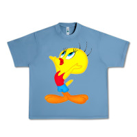 Pebble Blue tweety bird Urban Heavy Tee - DesigneFamous