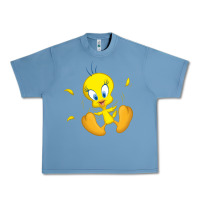 Pebble Blue tweety bird Urban Heavy Tee - DesigneFamous