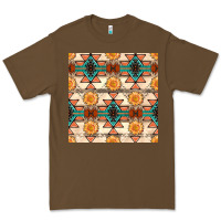 Cacao native american aztec seamless pattern 1 Premium Tee - BundleAndBundleShop