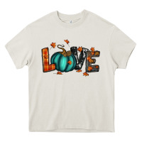 Cream fall love Heavy Core Tee - RanaPortraitStore