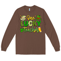 Chestnut one lucky teacher Long Sleeve Tee - Artiststas