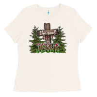 Bone the real gift is jesus Ladies Tee - CowhideDigitalArt