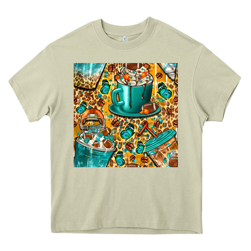 American Football Coffee Cups With Butterfly And Leopard Seamless Patt Heavy Core Tee by BundleAndBundleShop | Teevron
