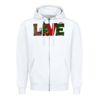 White christmas tree love Zipper Hoodie - RanaPortraitStore