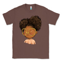 Chestnut black girl Classic Tee - FaDigitalArtStudio