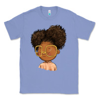 Colony Blue black girl Classic Tee - FaDigitalArtStudio