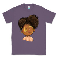 Lavender black girl Classic Tee - FaDigitalArtStudio