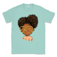 Seafoam black girl Classic Tee - FaDigitalArtStudio