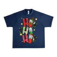 Navy ho ho ho pharmacy Urban Heavy Tee - CowhideDigitalArt