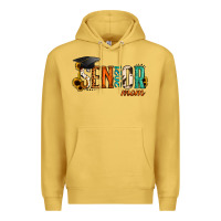 Antique Gold Mom of a Senior 2021 Premium Hoodie - Jasminsmagicworld