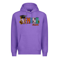Purple Mom of a Senior 2021 Premium Hoodie - Jasminsmagicworld