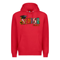 Red Mom of a Senior 2021 Premium Hoodie - Jasminsmagicworld