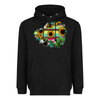 Black Colima State Of Mexico Map Heavyweight Hoodie - RanaPortraitStore