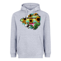 Heather Grey Colima State Of Mexico Map Heavyweight Hoodie - RanaPortraitStore