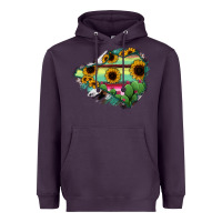 Plum Colima State Of Mexico Map Heavyweight Hoodie - RanaPortraitStore