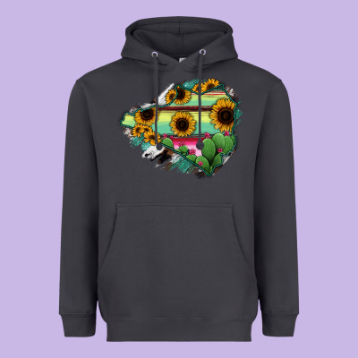 Colima State Of Mexico Map Heavyweight Hoodie Designed By Ranaportraitstore