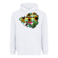 White Colima State Of Mexico Map Heavyweight Hoodie - RanaPortraitStore