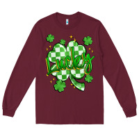 Burgundy lucky Long Sleeve Tee - Artiststas