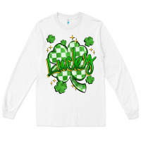 White lucky Long Sleeve Tee - Artiststas