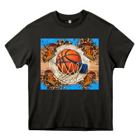 Asphalt basketball Heavy Core Tee - FaDigitalArtStudio