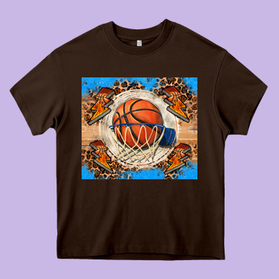 Basketball Heavy Core Tee Designed By Fadigitalartstudio