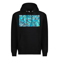Black humpback whale cup Premium Hoodie - BarkalooDesign