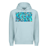 Blue Mist humpback whale cup Premium Hoodie - BarkalooDesign