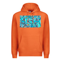 Carrot humpback whale cup Premium Hoodie - BarkalooDesign