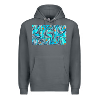 Rock humpback whale cup Premium Hoodie - BarkalooDesign