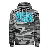 Slate Camo humpback whale cup Premium Hoodie - BarkalooDesign