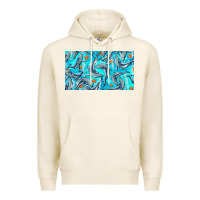 Tofu humpback whale cup Premium Hoodie - BarkalooDesign
