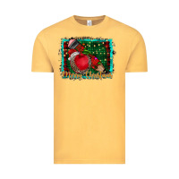 Vintage Mustard merry Christmas teacher Vintage Tee - CowhideDigitalArt