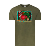 Vintage Olive merry Christmas teacher Vintage Tee - CowhideDigitalArt