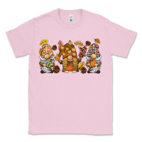 Bubblegum Pink fall gnomies Classic Tee - BarkalooDesign