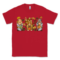 Red fall gnomies Classic Tee - BarkalooDesign