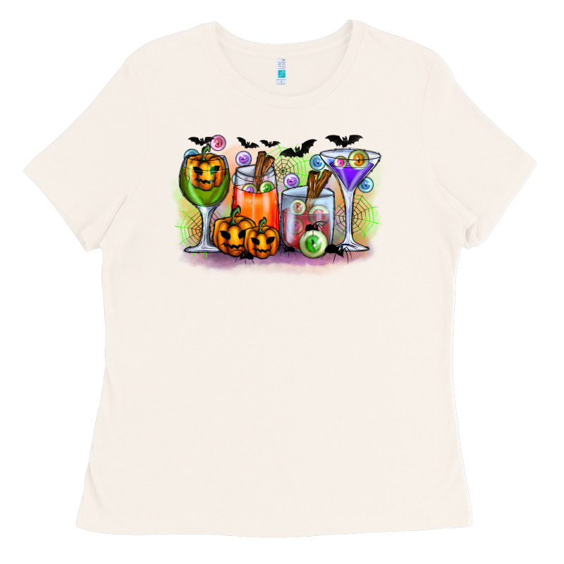 Halloween Ladies Tee by CowhideDigitalArt | Teevron