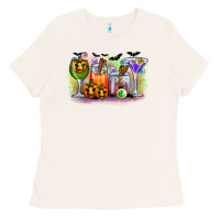 Bone halloween Ladies Tee - CowhideDigitalArt